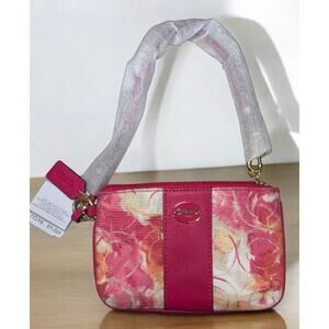 NWT Coach 49216B Floral Small Wristlet